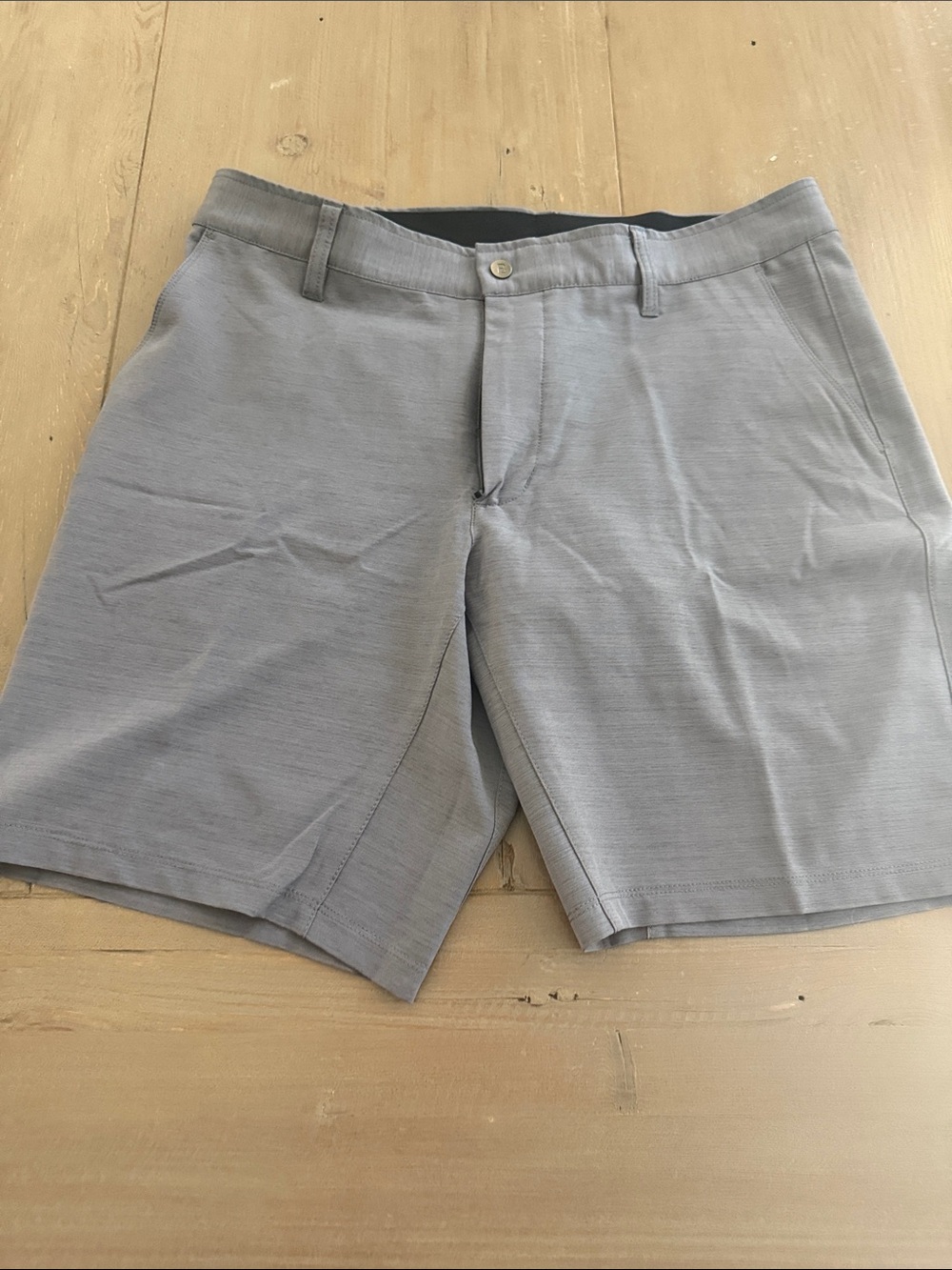 BYLT Basics Gray Flat-Front Performance Golf Shorts XL